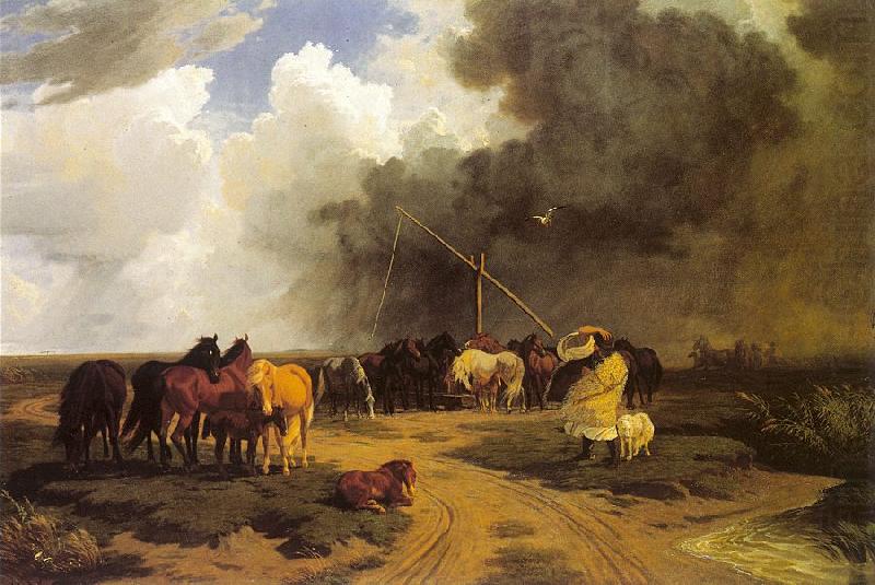 Stud in a Thunderstorm, Lotz, Karoly